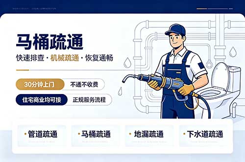 开州马桶疏通