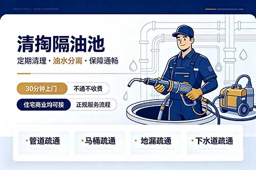 开州清掏隔油池